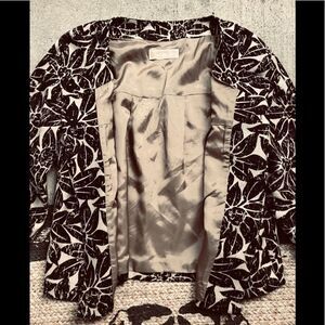 Michael Kors  100% LINEN big button jacket